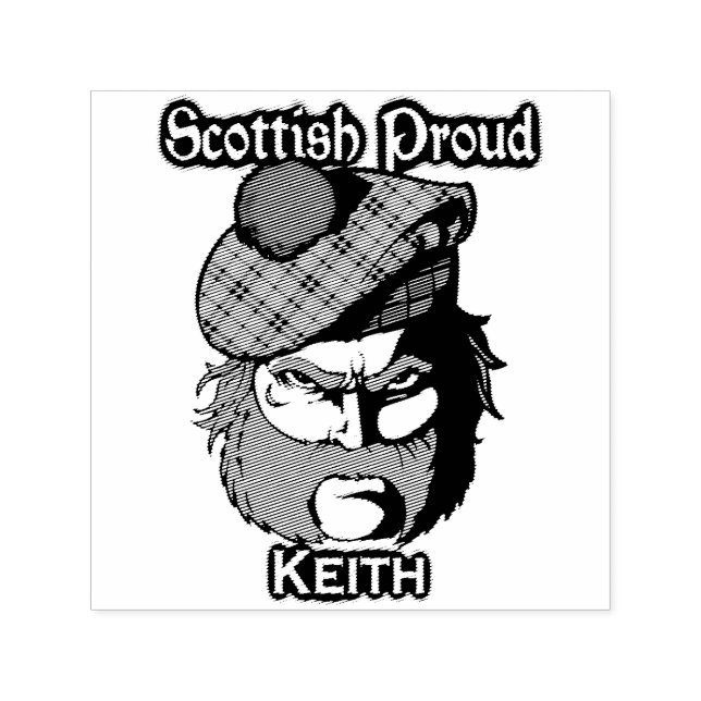 Scottish Highlander Clan Keith Ink Stamp (Design)