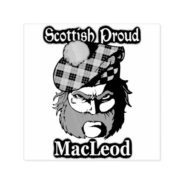 Scottish Highlander Clan MacLeod Ink Stamp (Design)