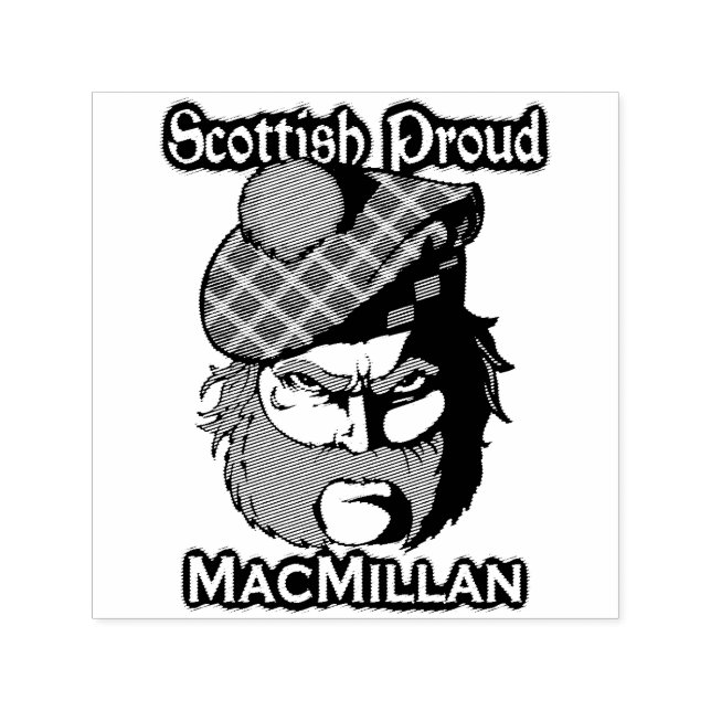 Scottish Highlander Clan MacMillan Ink Stamp (Design)