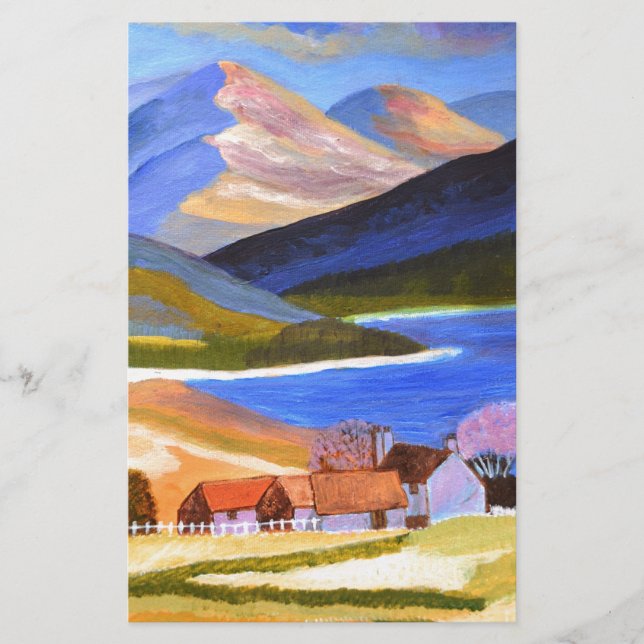 Scottish Highlands 2 Stationery (Front)