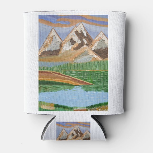 Scottish Highlands 3 Can Cooler (Front)