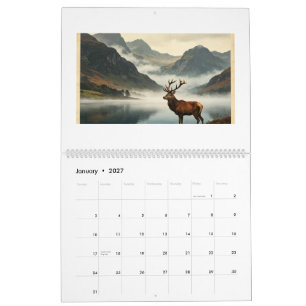 Scottish highlands calendar 2027