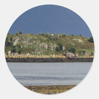 Scottish Highlands Classic Round Sticker