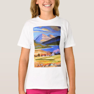 Scottish Highlands Girls T- shirt 