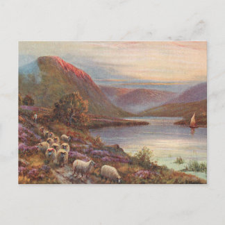 Scottish Highlands Lake Postcard