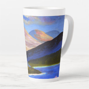 Scottish Highlands latte mug 
