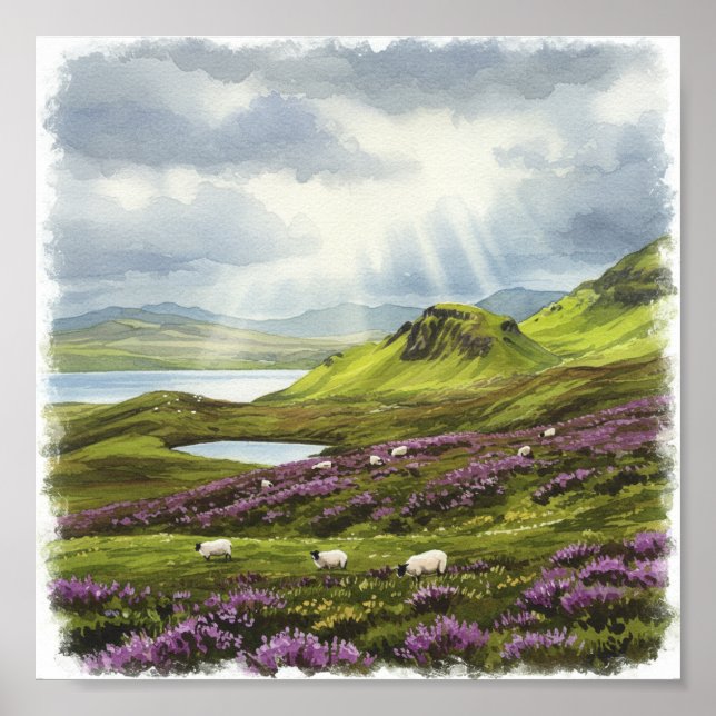 Scottish Highlands Poster (Front)