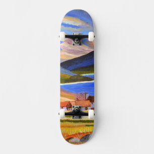 Scottish Highlands skateboard