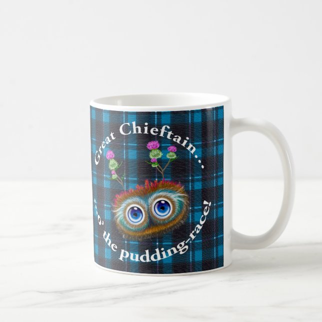 Scottish Hoots Toots Haggis. Chieftain. Coffee Mug (Right)