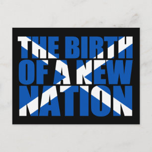 Scottish Independence: Birth of a new nation, Postcard