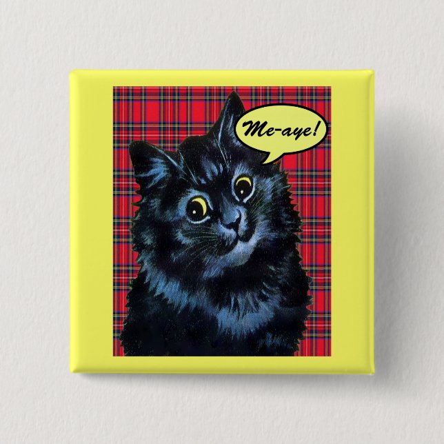 Scottish Independence #Indy Cat Button (Front)