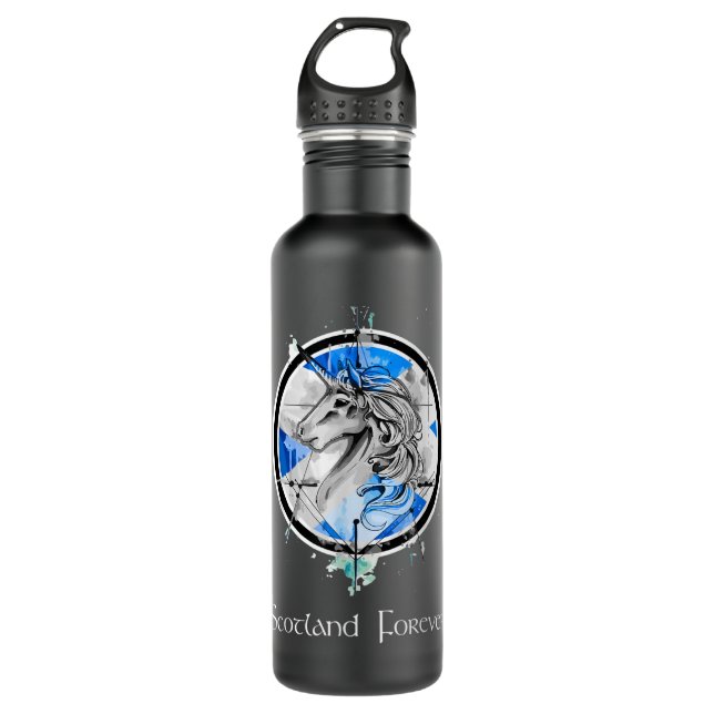 Scottish independence - Scotland Forever Unicorn 4 710 Ml Water Bottle (Front)