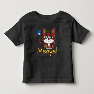Scottish Independence Tartan Kitten Art Toddler T-Shirt