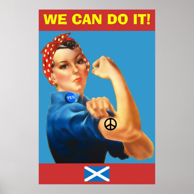 Scottish Independence We Can Do It Poster (Front)