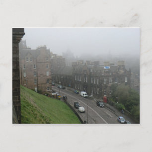 Scottish Independence Yes Banner in Edinburgh Postcard