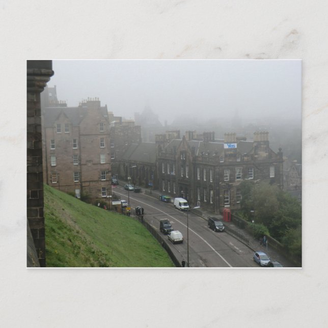Scottish Independence Yes Banner in Edinburgh Postcard (Front)