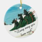 Scottish jolly Christmas ornament