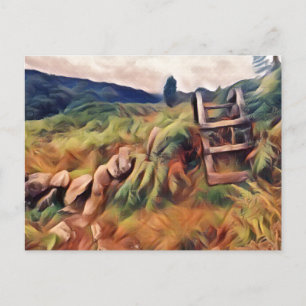 Scottish Landscape Photo Art Postcard
