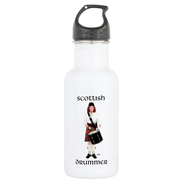 Scottish Lassie - Tenor Drum 532 Ml Water Bottle (Front)