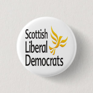 Scottish Liberal Democrats Logo 3 Cm Round Badge