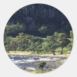 Scottish Loch Classic Round Sticker