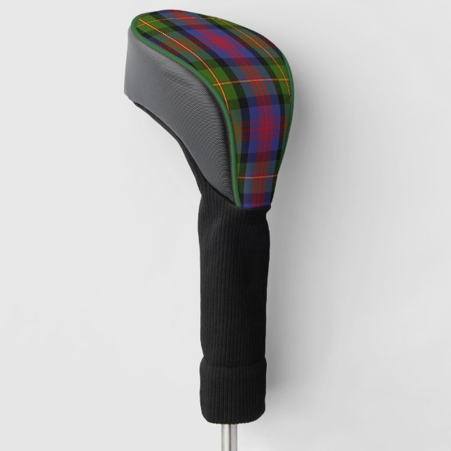 Scottish MacLennan Plaid Tartan Golf Head Cover (Angled)