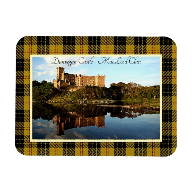 Scottish MacLeod Clan Dunvegan Castle Magnet (Horizontal)