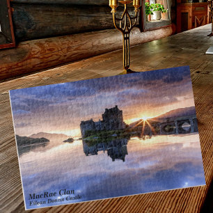 Scottish MacRae Clan's Eilean Donan Castle Puzzle