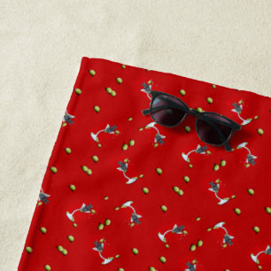 Scottish Martini  Beach Towel
