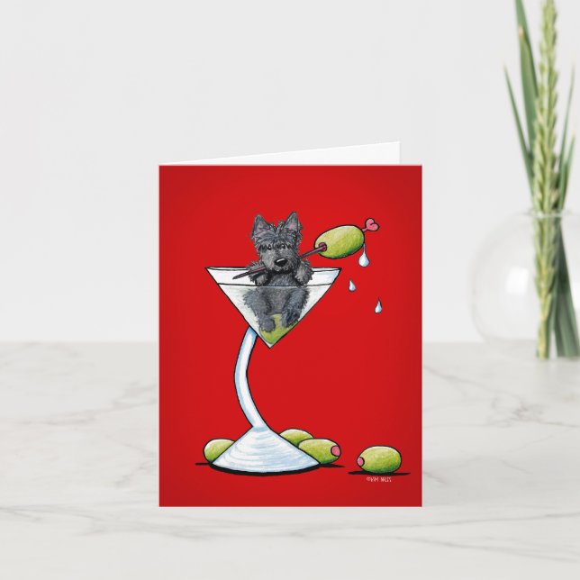 Scottish Martini Card (Front)