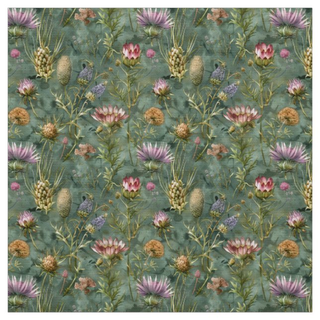 Scottish Meadow Flowers Fabric (Swatch)