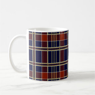 scottish plaid coffee mug