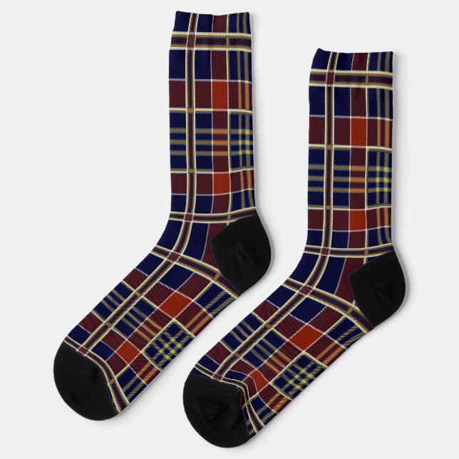 scottish plaid socks (Left)