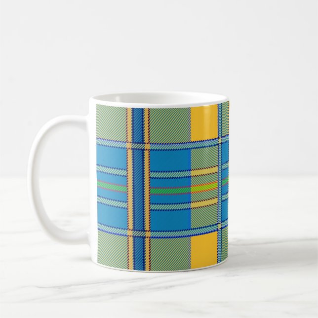 scottish plaid tartan coffee mug (Left)