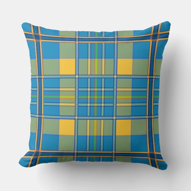 scottish plaid tartan pillow (Front)