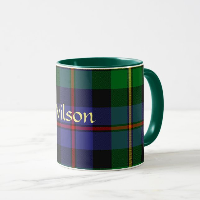 Scottish Plaid Template to personalise Mug (Front Right)