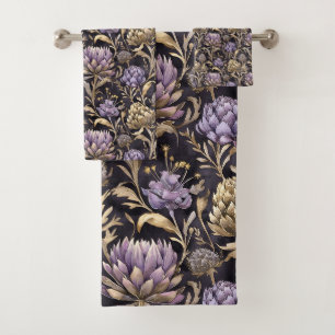 Scottish Purple Bath Towel Set