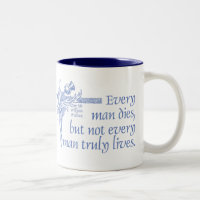 Scottish Quote, Sir William Wallace, Thistle Mug