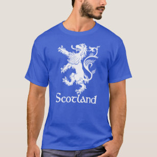 Scottish Rampant Lion Navy Blue T-Shirt