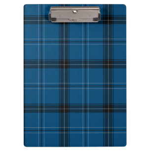 Scottish Ramsay Blue Tartan Clipboard