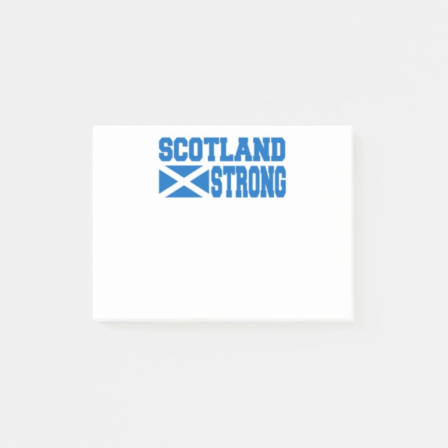 Scottish Referendum Scotland Independent Freedom Post-it Notes (Front)