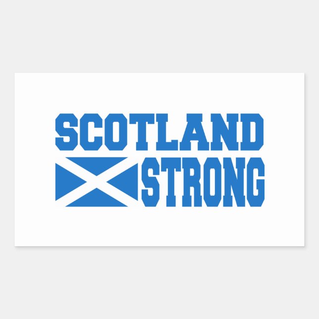 Scottish Referendum Scotland Independent Freedom Rectangular Sticker (Front)