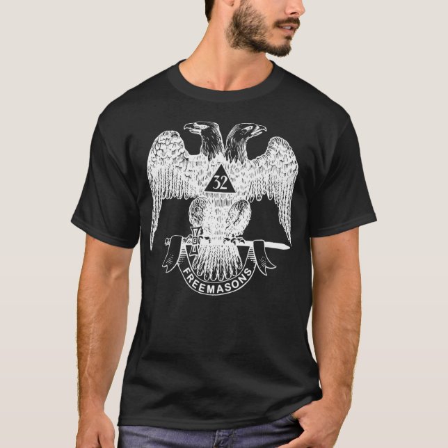 Scottish Rite Eagle 32nd Degree - Freemason Gifts  T-Shirt (Front)
