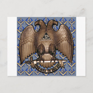 Scottish Rite Square & Compass Postcard