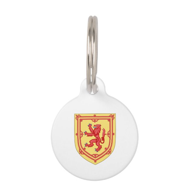 Scottish Royal Arms Pet Tag (Front)