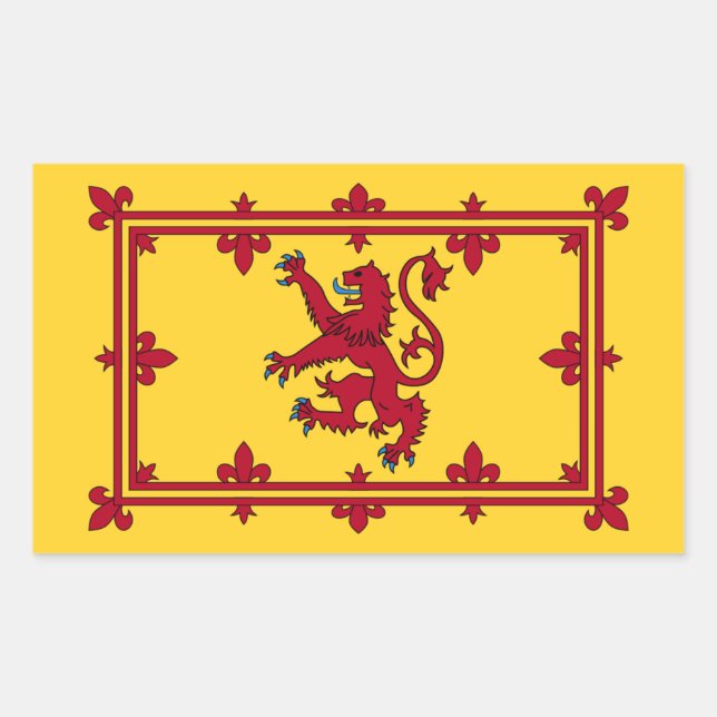 Scottish Royal Banner, Scotland Rectangular Sticker (Front)