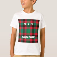 Scottish Royal Chequered Tartan Plaid with Text
