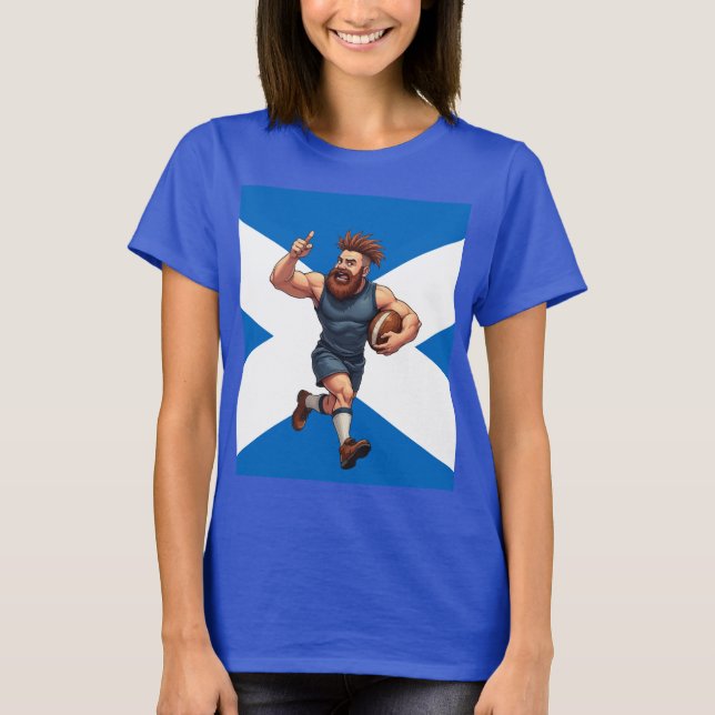 Scottish Rugby Hero T-Shirt (Front)