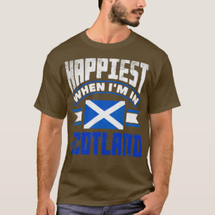 Scottish Scotland Scottish Flag Quote4 T-Shirt