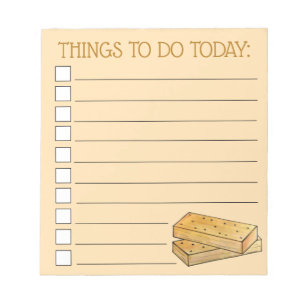 Scottish Shortbread Biscuits Cookies British Food Notepad